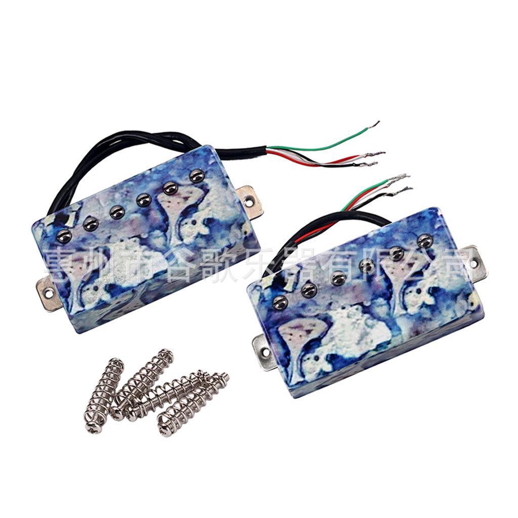 乐器配件 吉他配件 花色的琴桥琴劲拾音器