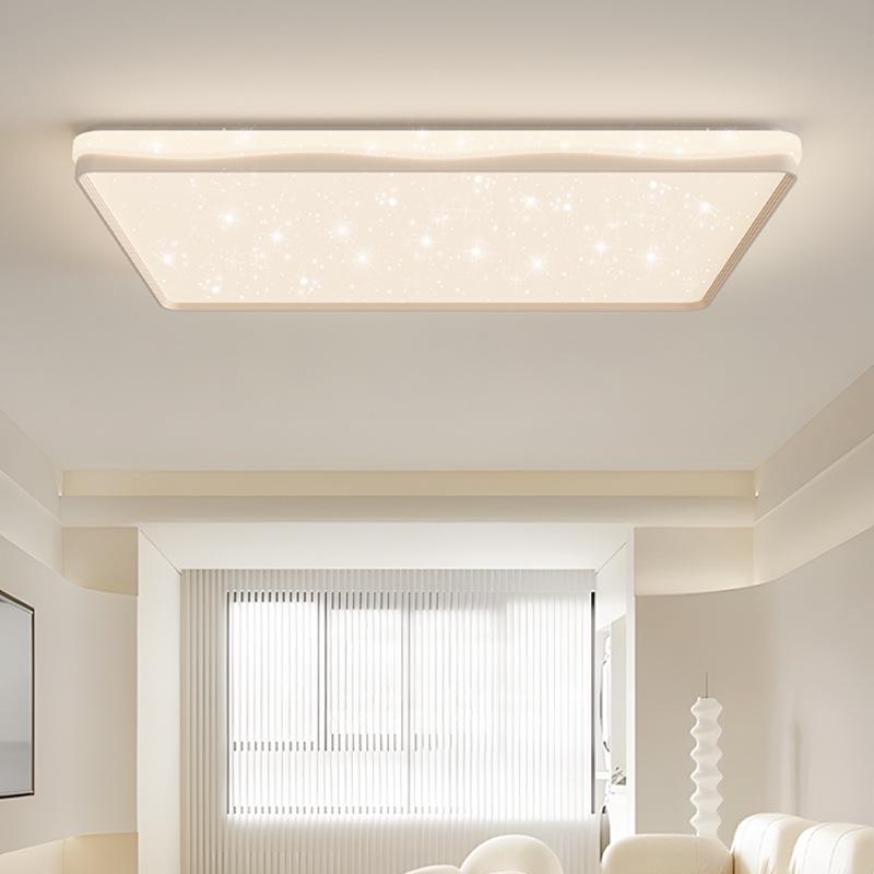 2024新款客厅主灯现代简约大气房间卧室吸顶灯奶油风餐厅风扇灯具