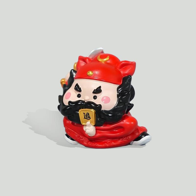 【钟馗职场防小人】国潮办公室桌面装饰摆件玄学工位情绪稳定神器