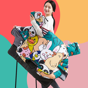 通用冬款 电动车挡风被冬季 加绒加厚电瓶摩托车防水防风罩春秋四季