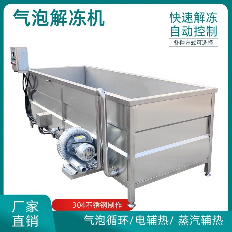 冻肉气泡解冻机恒温冻鱼鸡鸭解冻池牛肉鸭脖鸡腿清洗去血水化冻机