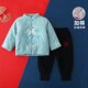 周岁礼服中国风 宝宝冬装 男童唐装 新年拜年服男孩汉服加厚棉衣套装