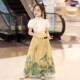 中国风古装 儿童马面裙女套装 古风汉服女童夏装 2024新款 裙子女 夏季