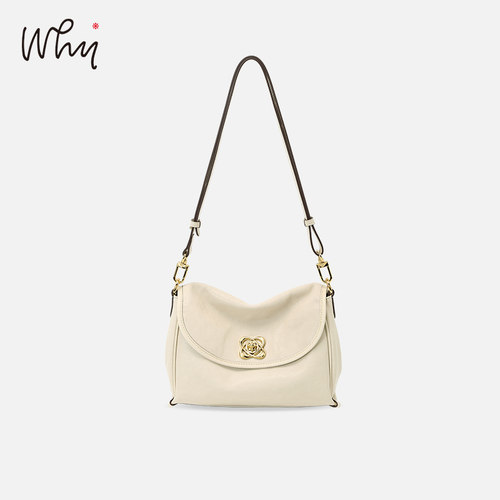 WHY女包植鞣皮斜挎方包