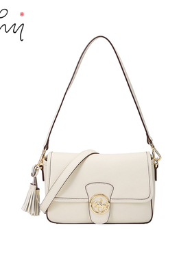 【商场同款】WHY牛皮腋下包质感小方包极简风大容量单肩斜挎两用