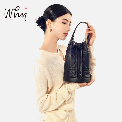 WHY女包高升水桶包轻奢设计包包