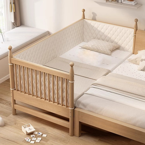 鑫玺悦实木拼接床儿童床