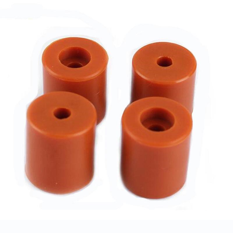 3d打印机配件升级版手红色金属拧调平螺母z轴固定件硅胶柱套装