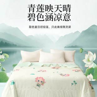 莲莲夏季 2025新款 空调被夏凉被水洗冰丝凉M被毯子可机洗a类母婴级