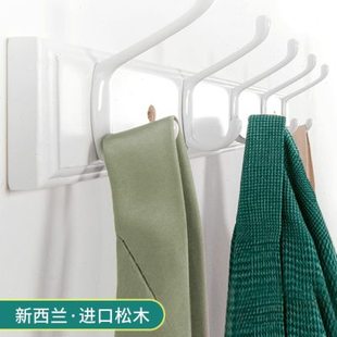 挂衣架壁挂墙上衣服挂钩置物架创意墙壁衣帽架门后钥匙排钩挂衣钩