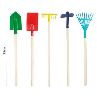 长柄锄头家用种花小铲子赶海 定制销溥畔大号儿童铲子园艺工具套装