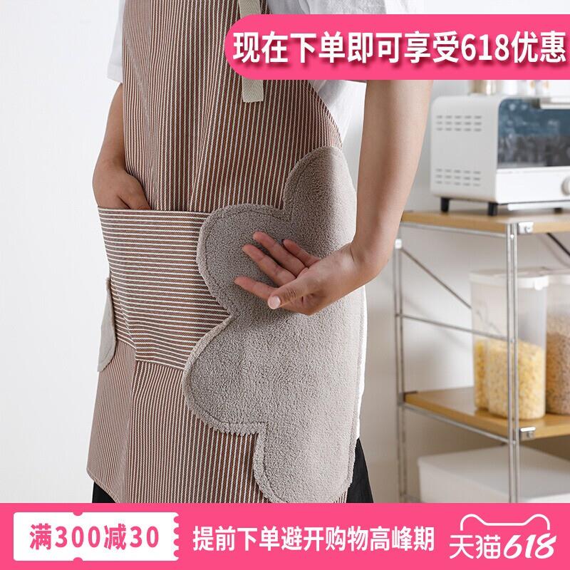 牛津布时尚男女日式可爱可擦手围裙家用厨房炒菜做饭防水防油污罩
