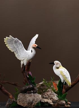 采购产品模拟火烈鸟饰品，假山盆景，园林绿化，鱼缸，飞鹤，客厅