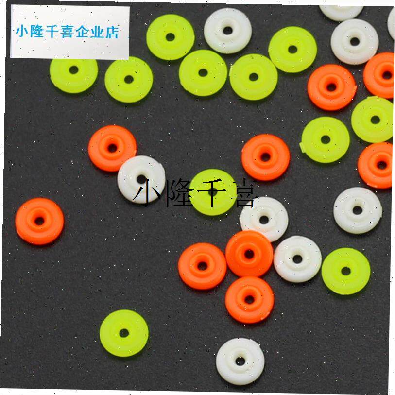 顺滑无阻力矶钓半圆凸形挡珠水中挡片I棉线结挡豆矶钓阿波钓组配l