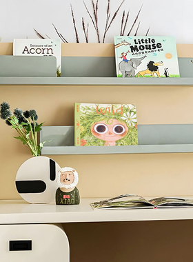 现代轻奢风样板间儿童房书