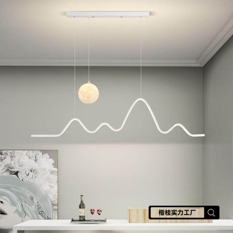餐厅吊灯艺术简约现代新款个性客厅月球吧台设计师中山灯具长条,农机/农具/农膜,其它农用工具,淘宝优惠券,粉丝福利购,淘宝优惠卷