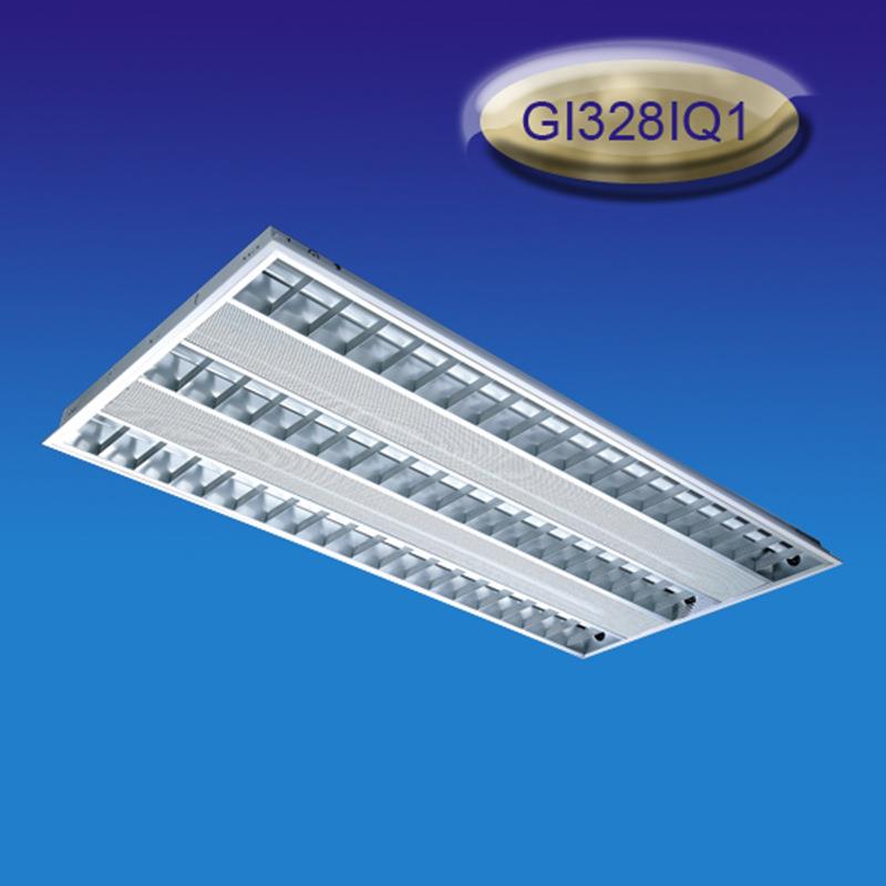 T5灯盘外壳嵌入式格栅灯盘1200*600格栅灯1.2米三管格栅支架