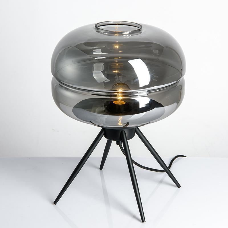 北欧现代简约玻璃台灯客厅装饰床头创意设计个性卧室台灯