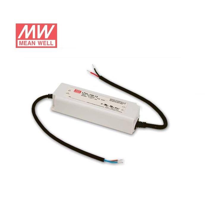 现货LPV-150-12 150W12V10A明纬恒压输出IP67防水塑壳LED照明电源