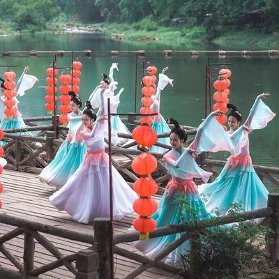 唤鱼清歌超仙飘逸唤鱼清歌舞蹈服