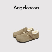 全包平底一脚蹬软底休闲勃肯单鞋 日本Angelcocoa秋冬季 新款