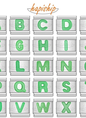 Hapiship模块手链字母款礼物