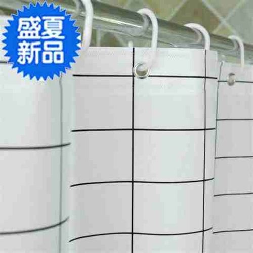 窗帘杆雨帘浴帘新品衣柜卫浴淋浴透明窗布Q帘可移动大号便携