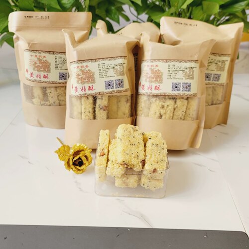 九华特产【黄精酥】小米花生瓜子仁手工炒制无添加感香酥老少皆宜