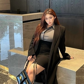 百搭休闲微胖修身 宽松大衣外套 欧美大码 时尚 babes 旧时深秋