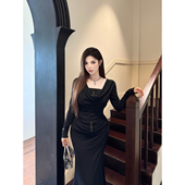 上衣女修身 显瘦内搭 大码 胖MM荡领抹胸打底衫 babes 复古千禧