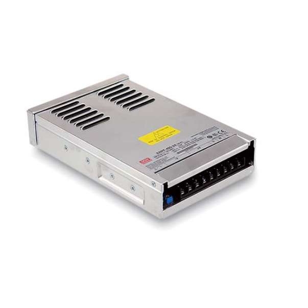 现货 ERPF-400-12  400W12v封闭型带PFC功能明纬防雨开关电源