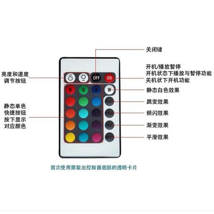 LED七彩RGB带遥控投光灯20W10W30W50W70W100W150W泛光灯聚光灯