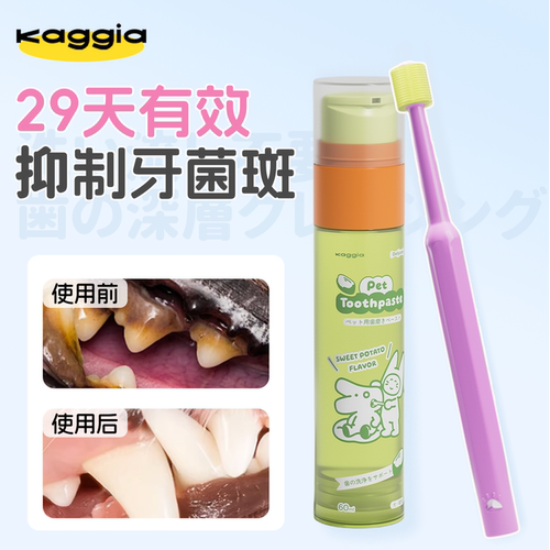 宠物专用牙膏猫咪牙刷口臭牙结石