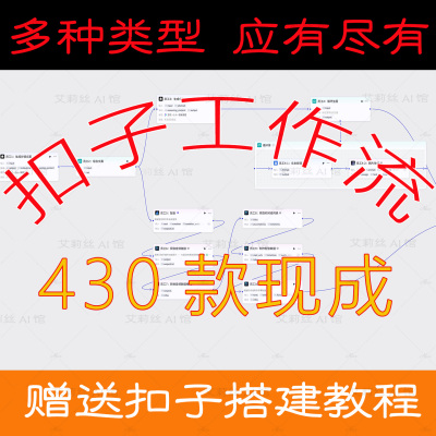 扣子工作流短视频工作流coze电商自媒体ai漫剧成品工作流