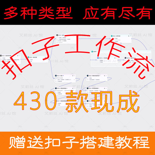 扣子工作流短视频工作流coze电商自媒体ai漫剧成品工作流