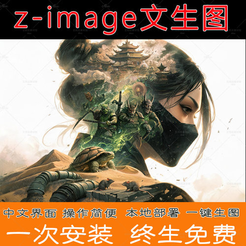 AI文生图软件本地部署ai图生图免费一键做同款离线工具