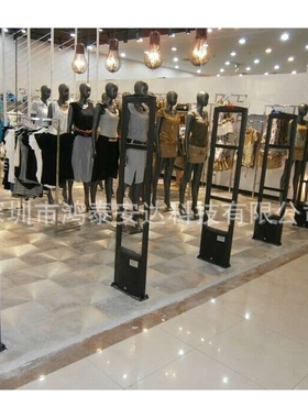 鸿泰安 HTA-E05 黑色商场服装防盗仪 服装防盗报警门