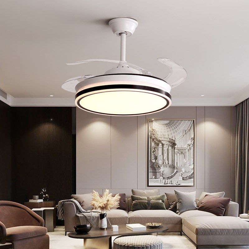 吊扇灯隐形吊扇灯家用客厅饭厅卧室吸顶吊式带电风扇吊灯变频一体,家装灯饰光源,客厅吊灯,淘宝优惠券,粉丝福利购,淘宝优惠卷