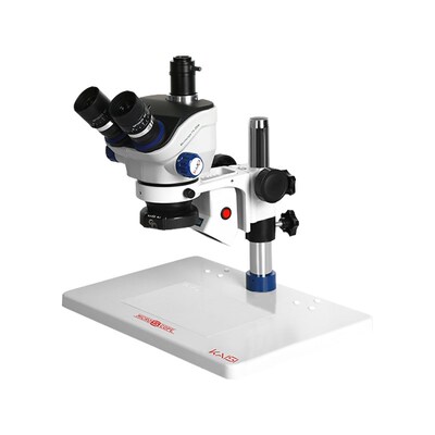金卡思手机维修高清显微镜7-50倍体视显微镜三目显微镜可连续变倍