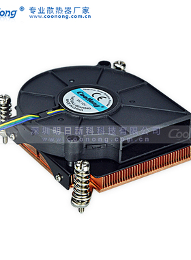 1155 1156网安服务器CPUu散热器2011 1150 1151工控电脑散热片风