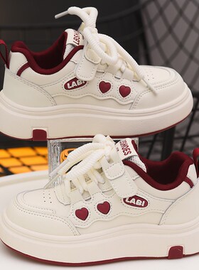 女童鞋子儿童板鞋女孩小白鞋2w025春季新款学生休闲运动魔术贴童