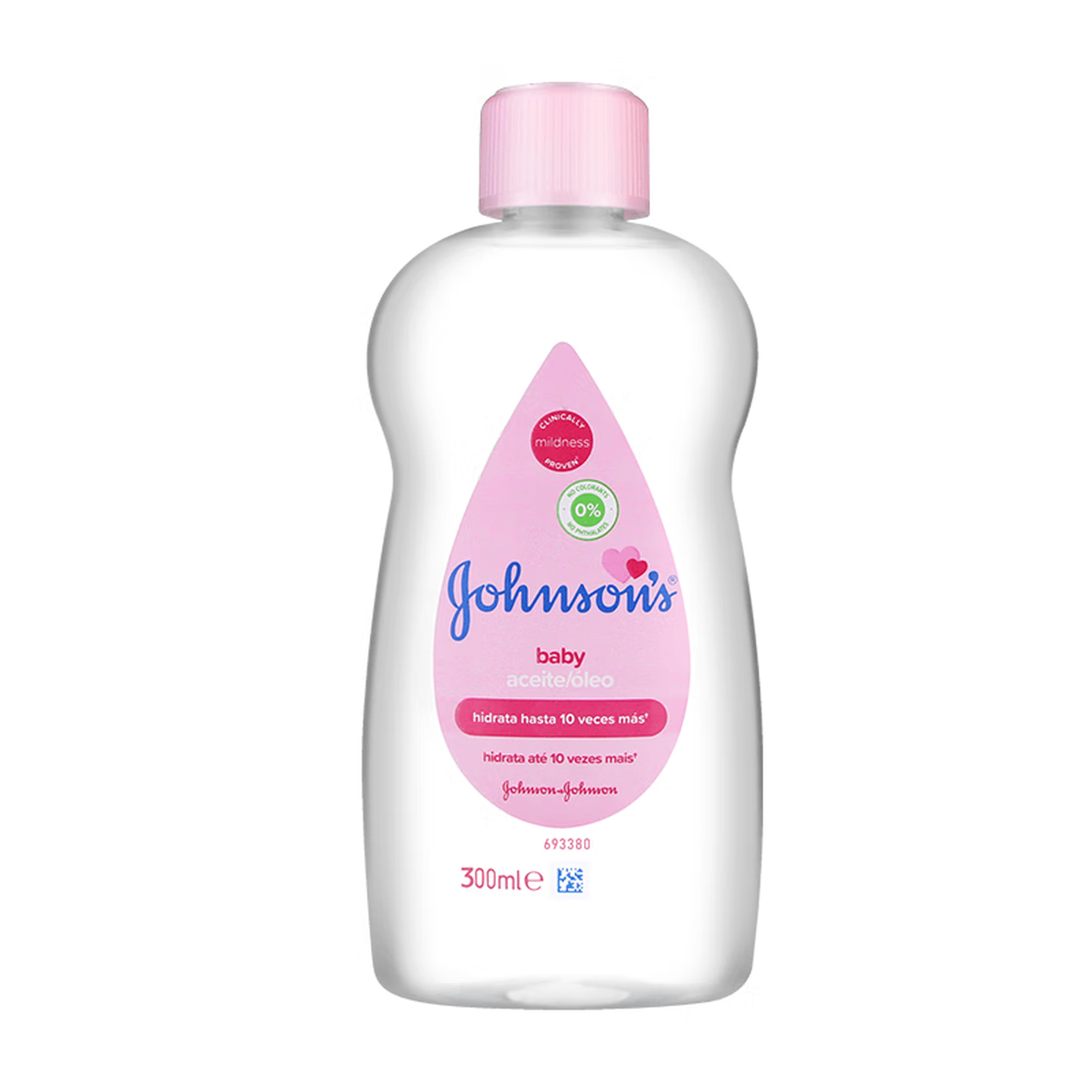 强生婴儿润肤油宝宝按摩油 300ml/500ml