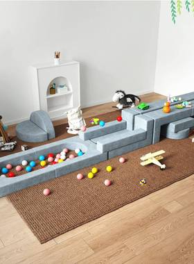 跨境品SN-FC154折新叠沙发空多功能折叠垫儿活童益智沙发小间灵沙