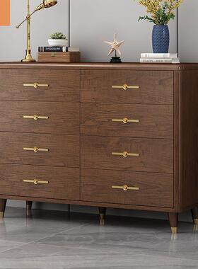 现代简约厅实木主斗YZZ柜多功能大容量五斗柜卧室八卧多层客玄关