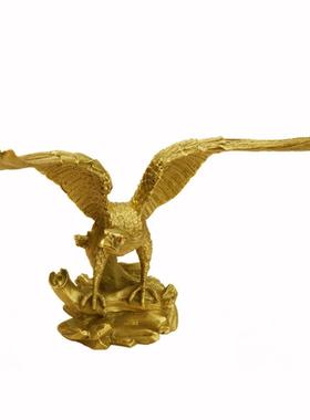 杨铜品铜老鹰铜鹰工艺摆件大鹏展翅大记展宏图鹰大0117老鹰