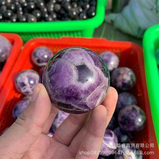 幻梦紫水晶球摆件客卧室家GGK居摆件水晶厅工艺品