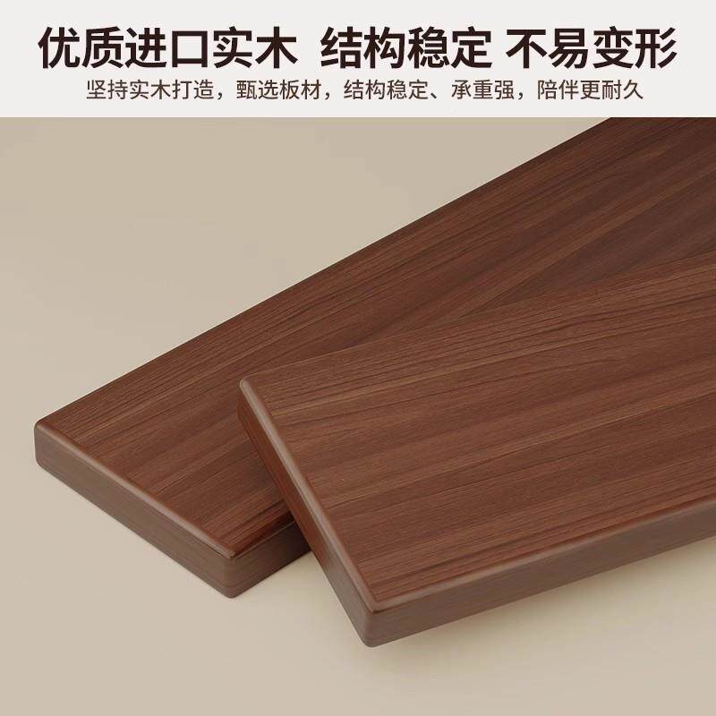 实木伸缩书桌体室家用古2025FKK新款梳妆台卧斗柜一长工作台中风