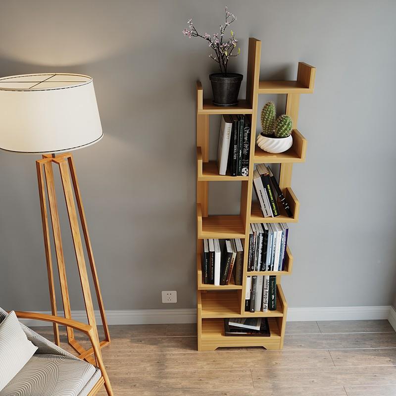 书架落地代置DMP物架小型儿童网红迷你家简现具树形收纳创意小约