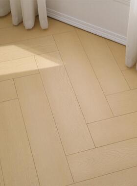 复合地板现代简约奶油地风人拼家用卧室封VRF蜡防地热字暖环保水