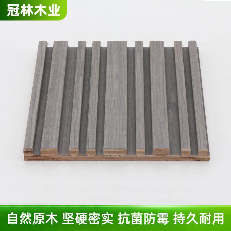 源头工科技木厂非标格板办公室墙面装栅饰抗菌FMZ防霉耐栅腐室内